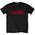 Gorillaz Logo Black L T-krekls