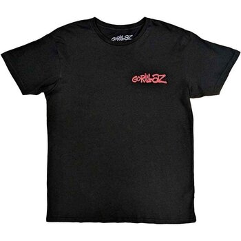 Skjorte Gorillaz Cult of Gorillaz (Back Print) Black 2XL Skjorte - 1
