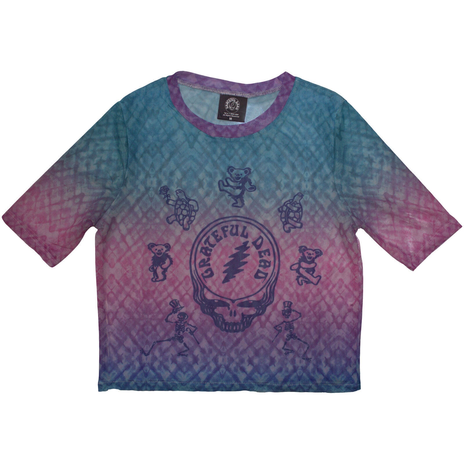 Košulja Grateful Dead Dead Egyptian Gradient (Mesh) Blue XXS Ženske Košulja