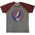 T-särk Grateful Dead Steal Your Face Classic Grey & Red L T-särk