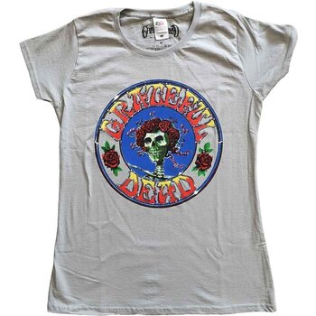 T-shirt Grateful Dead Bertha Circle Vintage Wash Grey M Femme T-shirt - 1