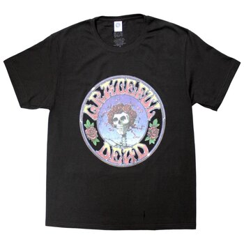 T-Shirt The Grateful Dead Bertha Circle Vintage Wash Very Dark Charcoal Grey L T-Shirt - 1