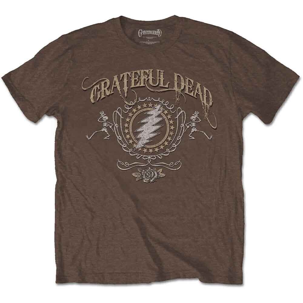 T-Shirt Grateful Dead Bolt Brown 2XL T-Shirt