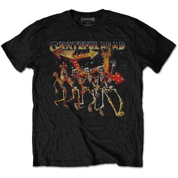 T-shirt Grateful Dead Truckin' Skellies Vintage Black 2XL T-shirt - 1