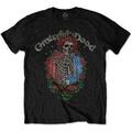 The Grateful Dead Floral Stealie Black XL T-Shirt