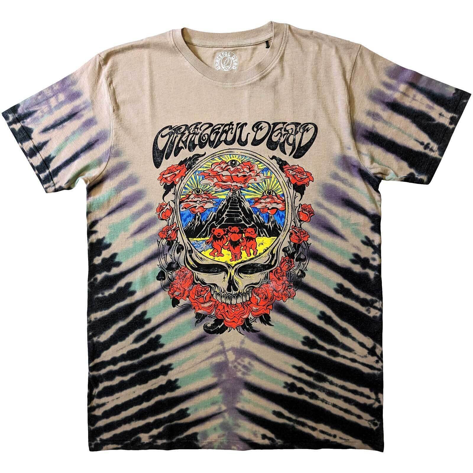 Camiseta de manga corta Grateful Dead Eye Clouds (Wash Collection) Sand 2XL Camiseta de manga corta