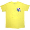 The Grateful Dead Rose Pose Yellow (Back Print) Amarillo XL Camiseta de manga corta