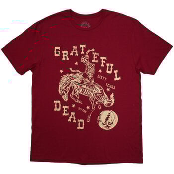 Košulja Grateful Dead Skeleton Horse (Back Print) Red S Košulja - 1