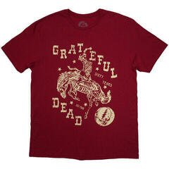 T-Shirt Grateful Dead Skeleton Horse (Back Print) Red 2XL T-Shirt