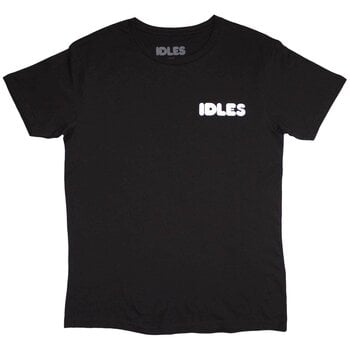 T-shirt Idles Cartoon Flower (Back Print) Black L T-shirt - 1