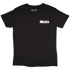 Skjorte Idles Cartoon Flower (Back Print) Black 2XL Skjorte