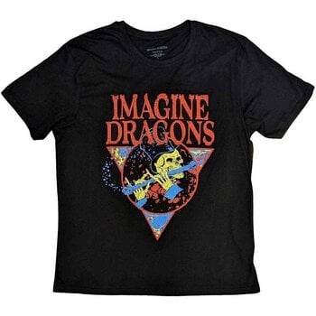 Tricou Imagine Dragons Skeleton Flute Black M Tricou - 1