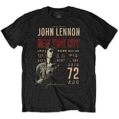 T-shirt John Lennon New York City '72 Black M T-shirt