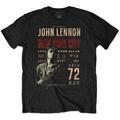 John Lennon New York City '72 Black XL Skjorte