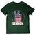 T-Shirt John Lennon Peace Fingers US Flag Green M T-Shirt