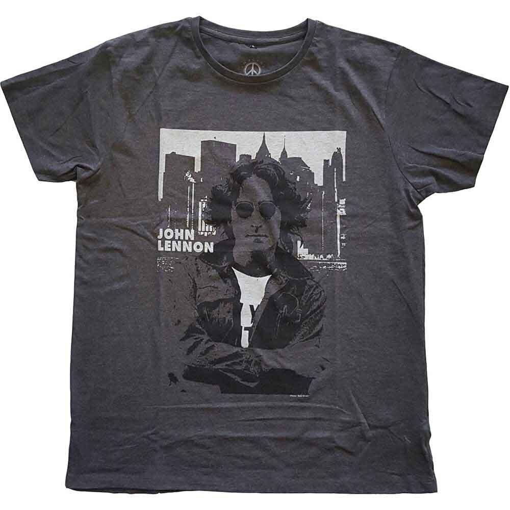 Koszulka John Lennon Skyline Charcoal Grey M Koszulka