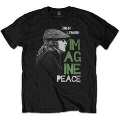 T-Shirt John Lennon Imagine Peace Black 2XL T-Shirt