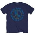 John Lennon World Peace Navy Blue M T-shirt