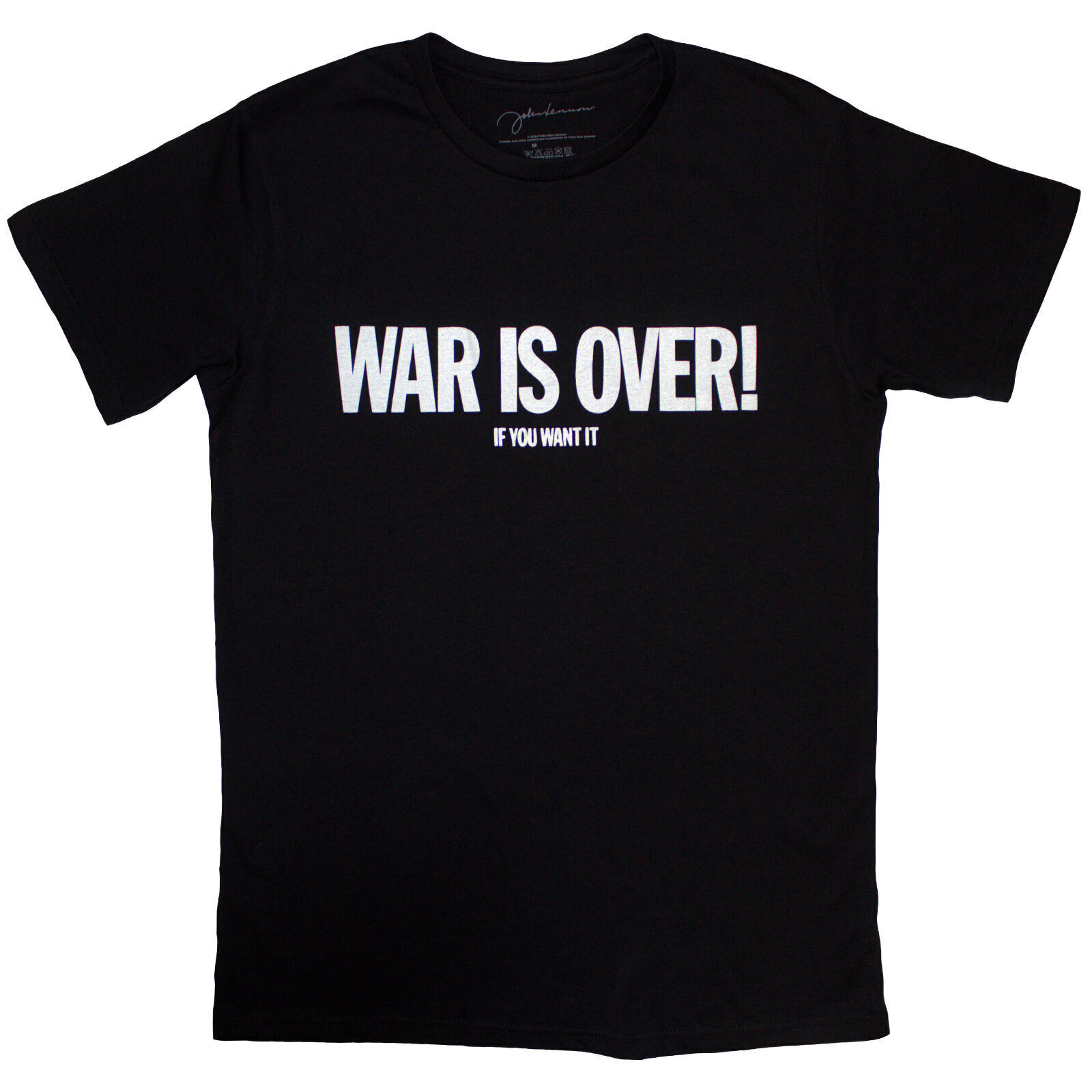 Koszulka John Lennon War Is Over Black 2XL Koszulka