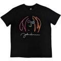 John Lennon Self Portrait Full Colour Black M T-shirt