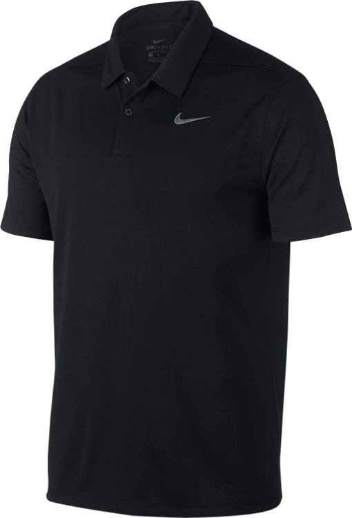 Poloshirt Nike Dry Essential Solid Black/Cool Grey S