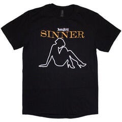 T-Shirt Judas Priest Sin After Sin Sinner Slogan Lady Black L T-Shirt