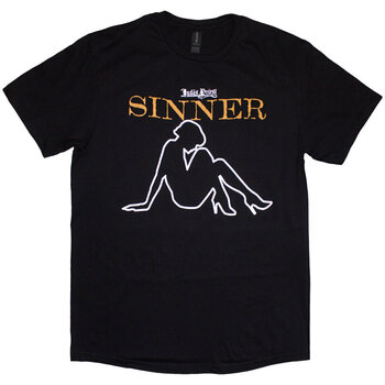 T-Shirt Judas Priest Sin After Sin Sinner Slogan Lady Black L T-Shirt - 1