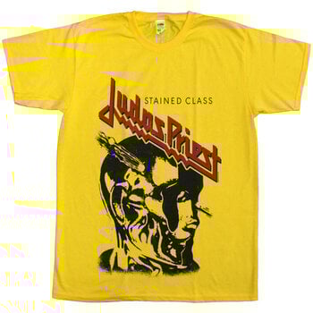 T-Shirt Judas Priest Stained Class Vintage Head Yellow M T-Shirt - 1