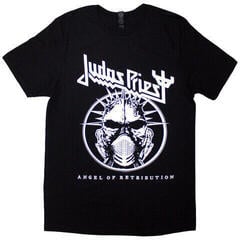 Skjorte Judas Priest Angel Of Retribution Headshot (Back Print) Black S Skjorte