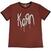 Tricou Korn Logo (Back Print) Red S Tricou