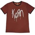 Korn Logo (Back Print) Red XL T-Shirt
