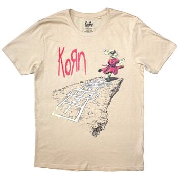 T-Shirt Korn Follow The Leader Hopscotch (Back Print) Sand XL T-Shirt - 1