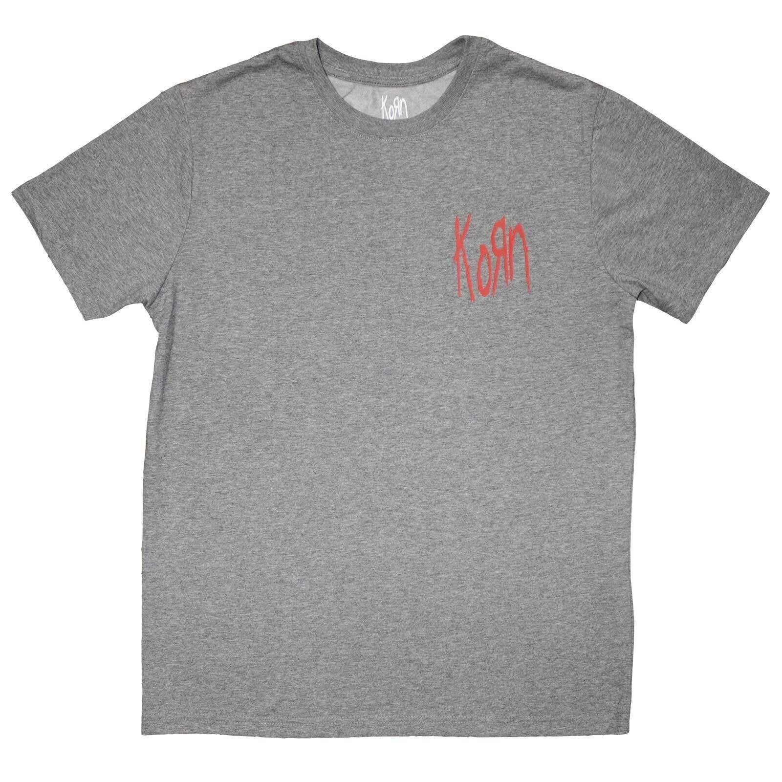 T-Shirt Korn Mini Red Logo Grey 2XL T-Shirt