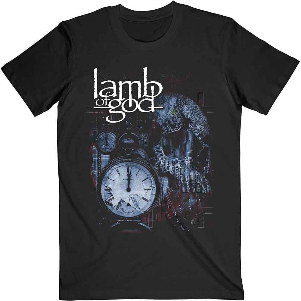 Košulja Lamb Of God Circuitry Skull Recolour Black 2XL Košulja