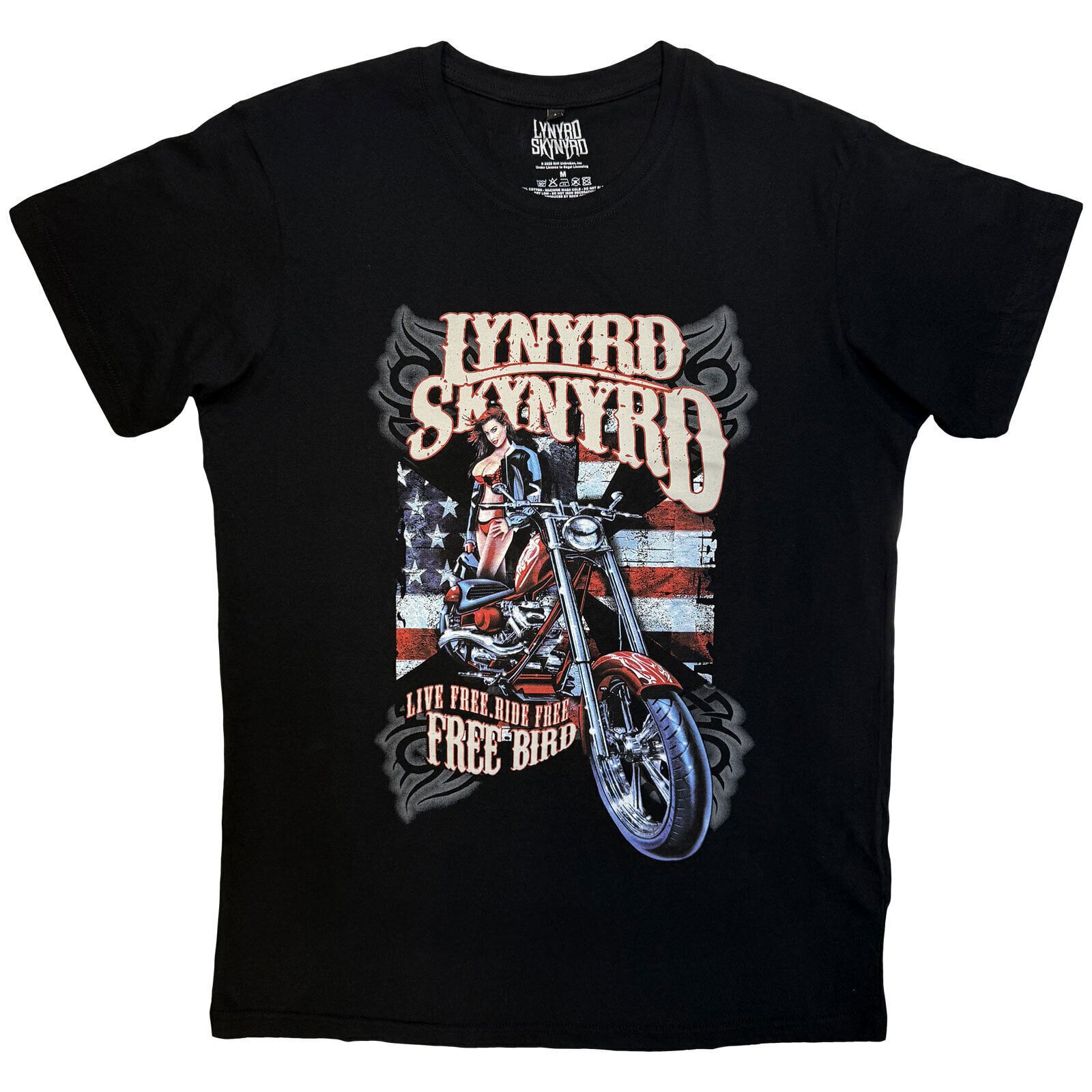 T-Shirt Lynyrd Skynyrd Ride Free Black 2XL T-Shirt