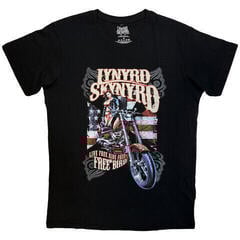 T-Shirt Lynyrd Skynyrd Ride Free Black 2XL T-Shirt