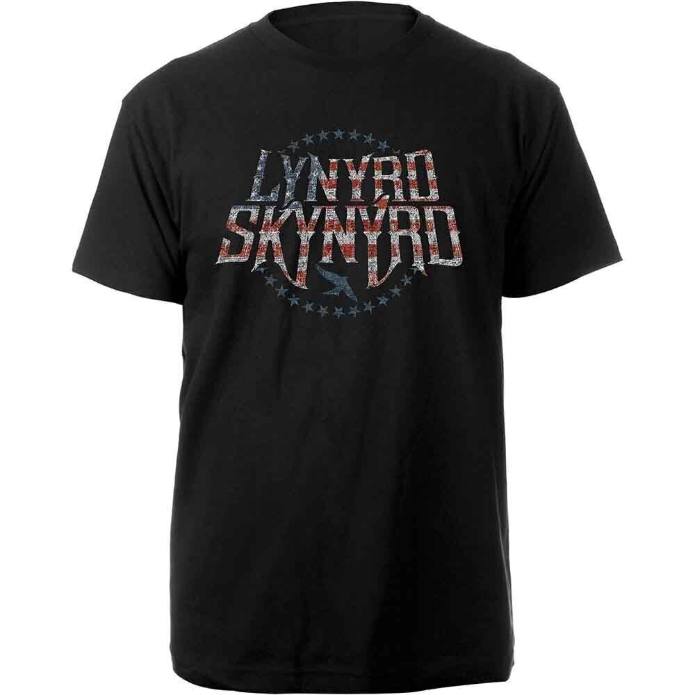T-Shirt Lynyrd Skynyrd Stars & Stripes Black 2XL T-Shirt