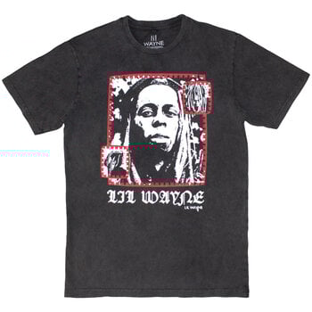 T-Shirt Lil Wayne Mono Photo Charcoal Grey M T-Shirt - 1