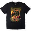 Led Zeppelin Black Flames Black L T-shirt