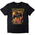 Led Zeppelin Black Flames Black XL Риза