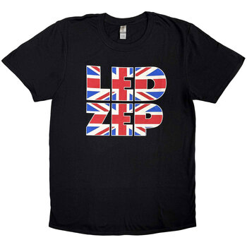 Skjorte Led Zeppelin Union Jack Type Black XL Skjorte - 1