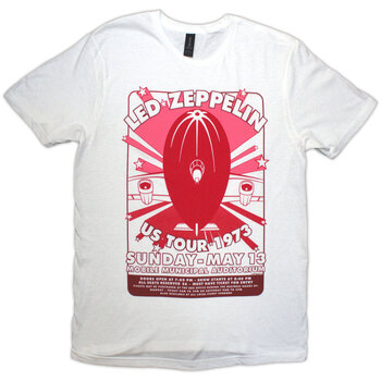 T-shirt Led Zeppelin Mobile Municipal White L T-shirt - 1