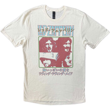 Tricou Led Zeppelin Japanese Poster Natural L Tricou - 1