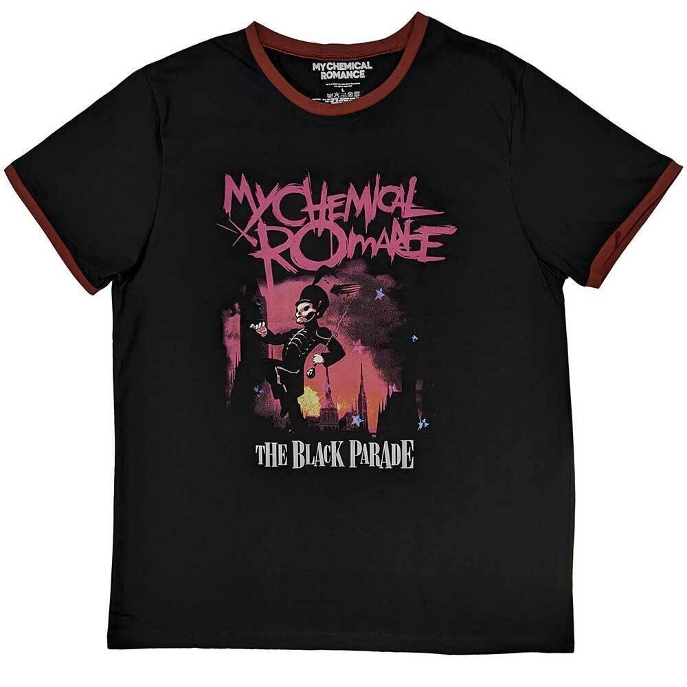 T-Shirt My Chemical Romance March (Ringer) Black 2XL T-Shirt