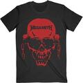 Megadeth Vic Hi-Contrast Red Black L T-särk