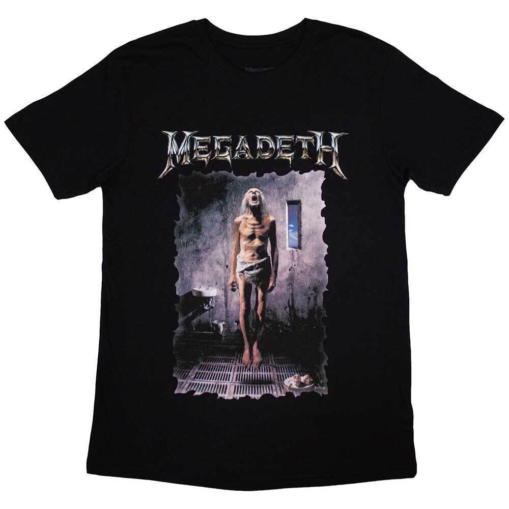 Skjorte Megadeth Countdown (Back Print) Black XL Skjorte
