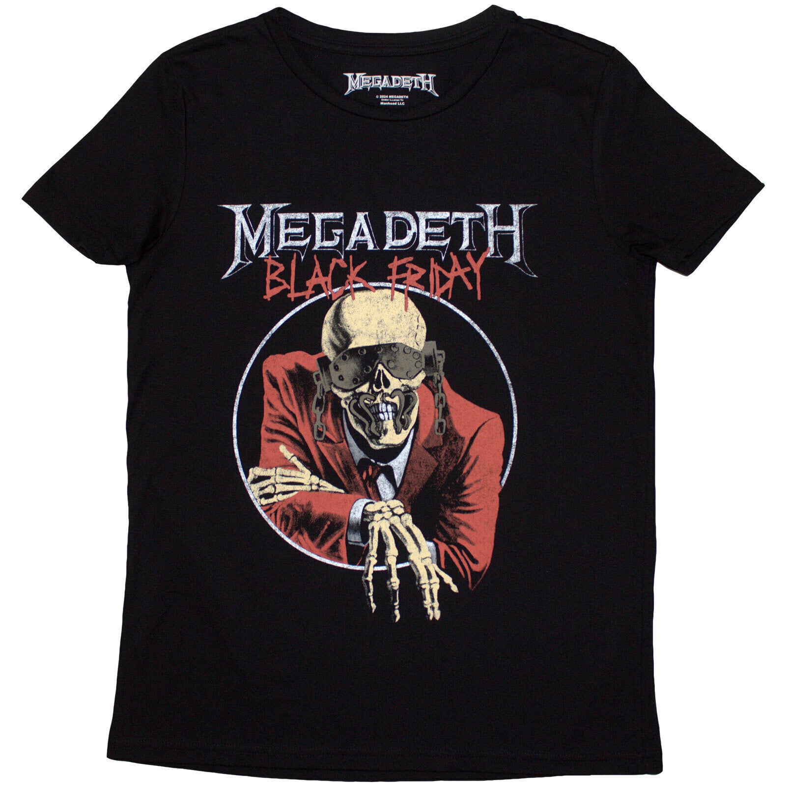 Tričko Megadeth Black Friday (Back Print) Black L Dámské Tričko