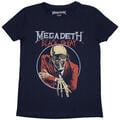 Megadeth Black Friday (Back Print) Navy Blue S Femme T-shirt