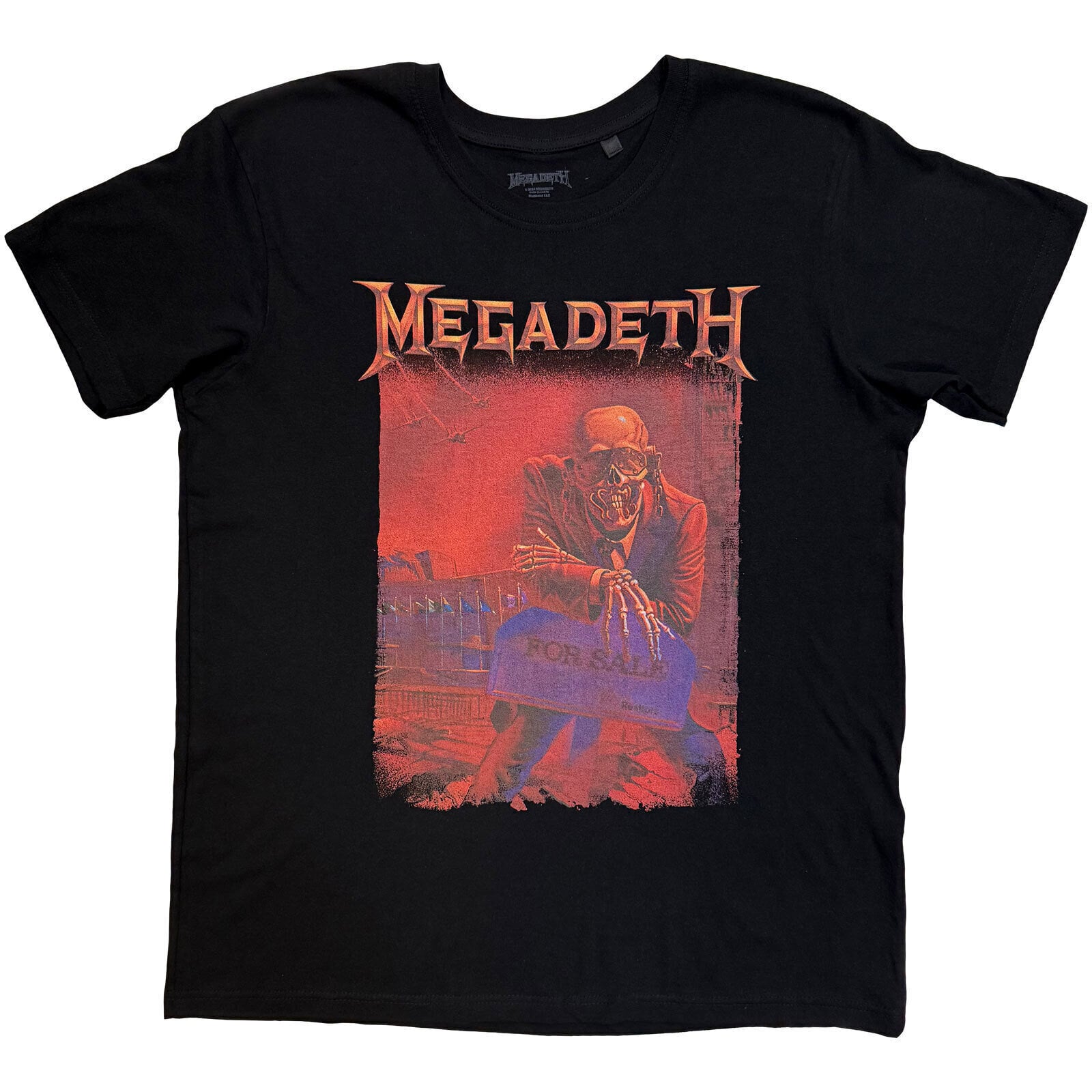 Tricou Megadeth Peace Sells Album Cover (Back Print) Black M Tricou