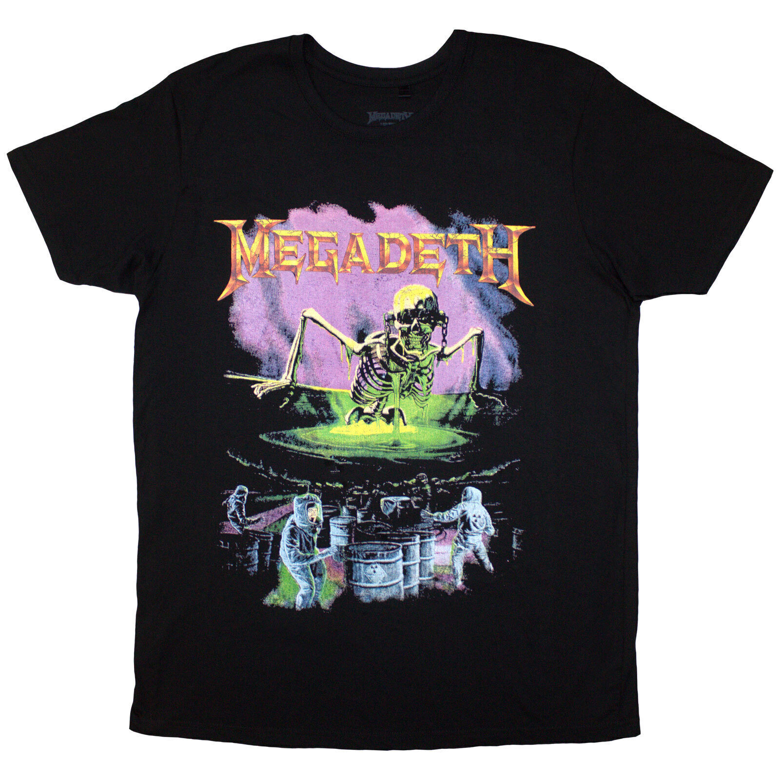 Skjorte Megadeth Contaminated (Back Print) Black XL Skjorte